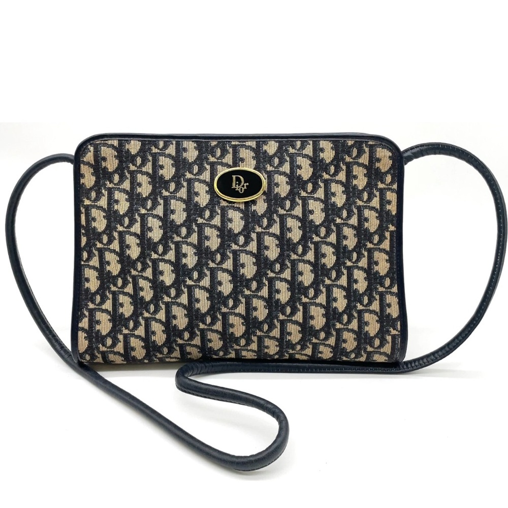 authentic christian Dior blue handbag